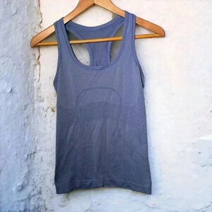 Lululemon blue swiftly tech tank top  4
